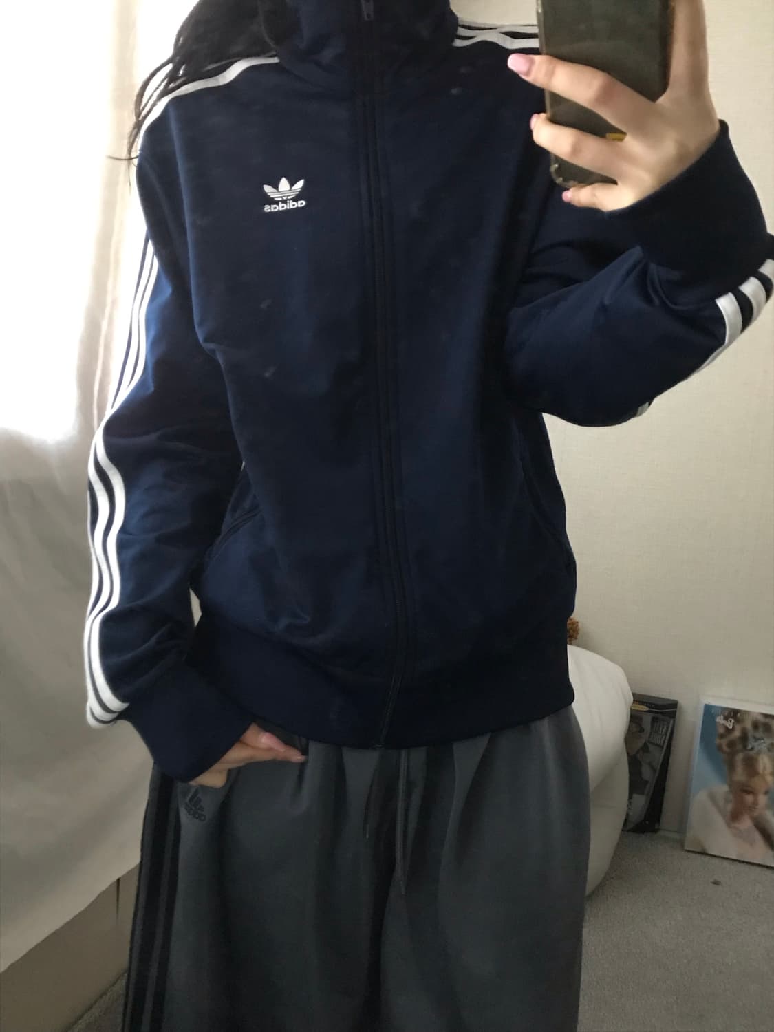 아디다스 네이비 파이어버드 져지 상품이미지2