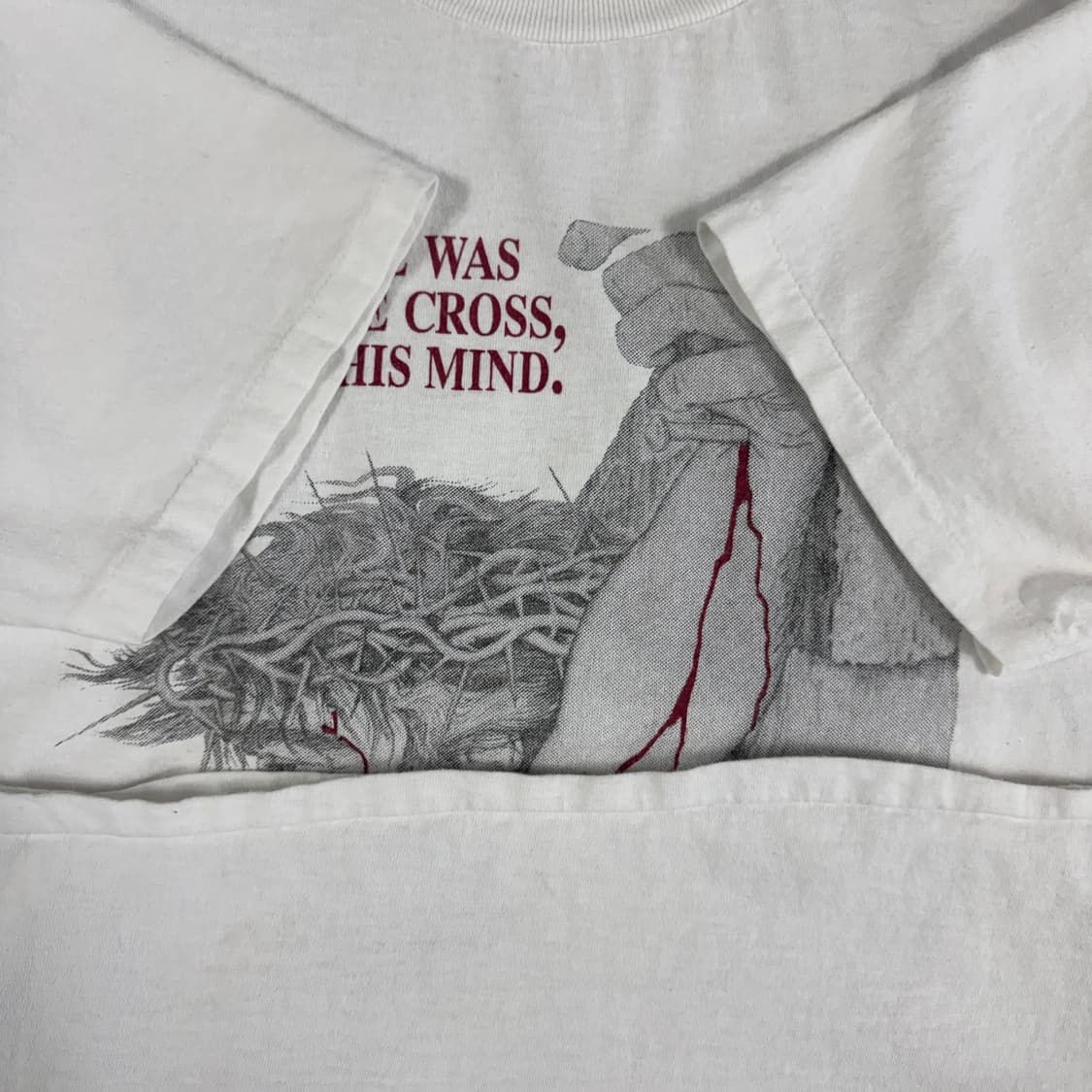 빈티지 90s Jesus on the cross 지저스 티셔츠 상품이미지9