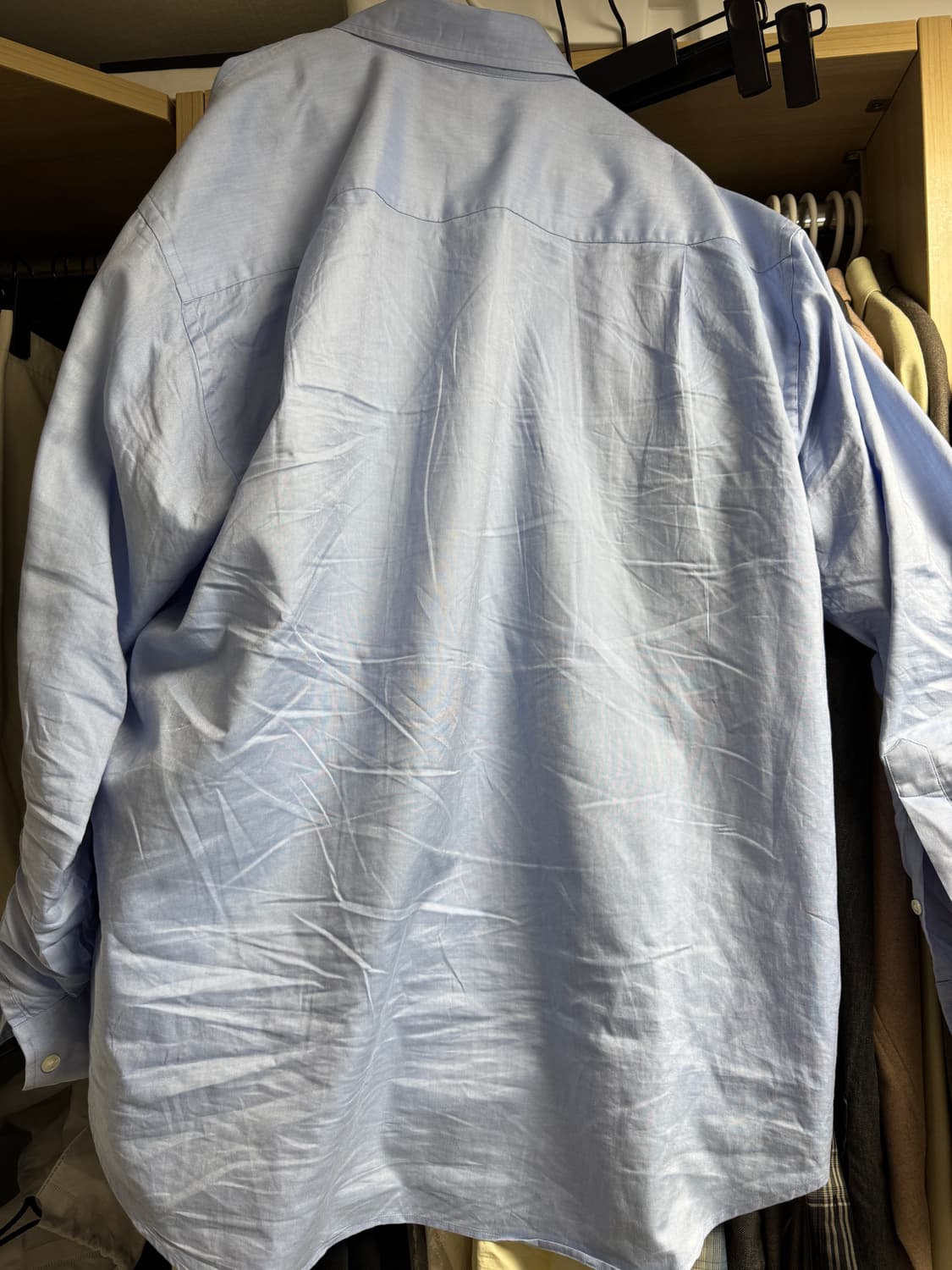 오라리 FINX OX 샴브레이 셔츠 5사이즈 상품이미지3