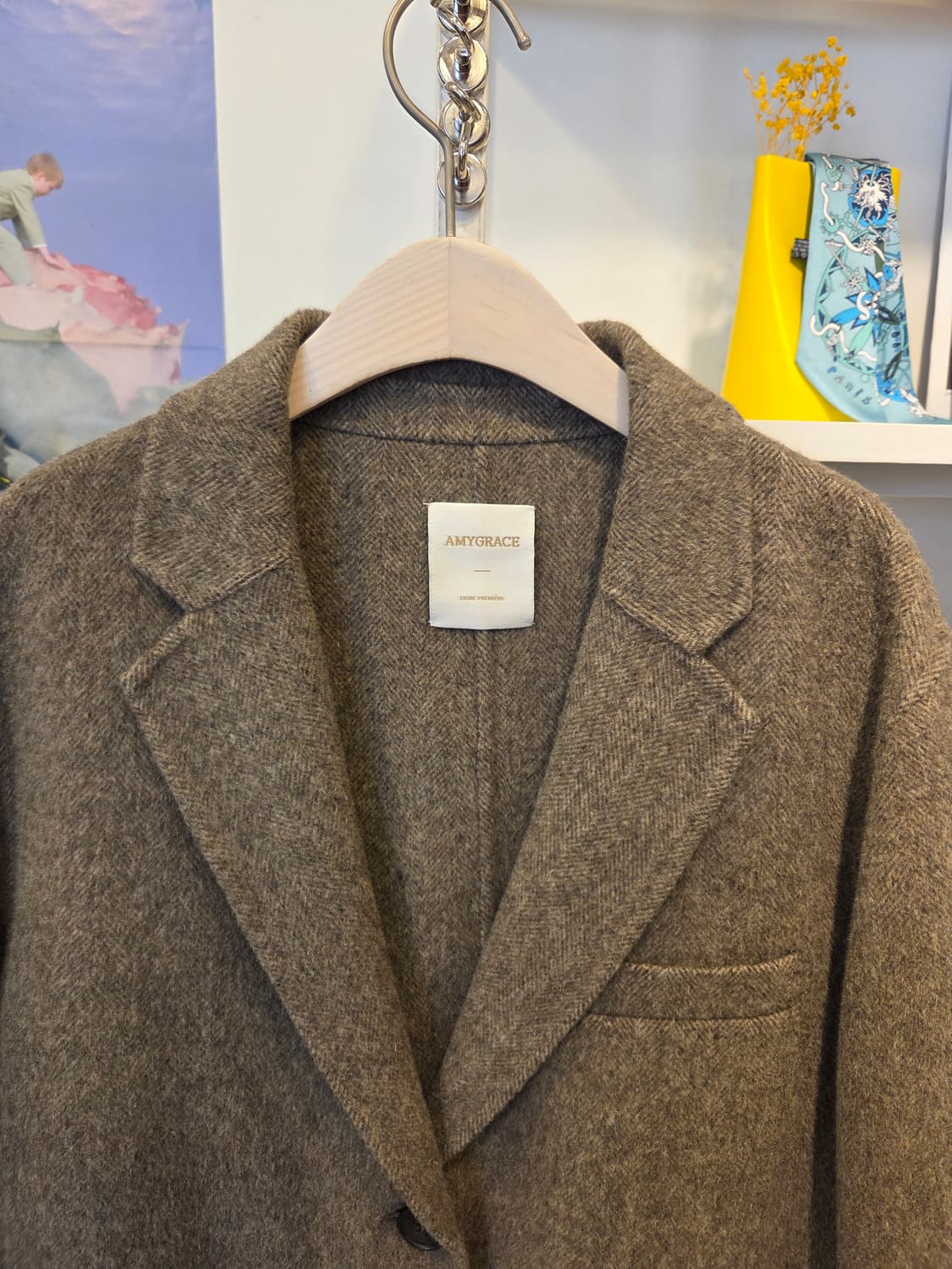 에이미그레이스 헤링본 울 자켓 상품이미지2