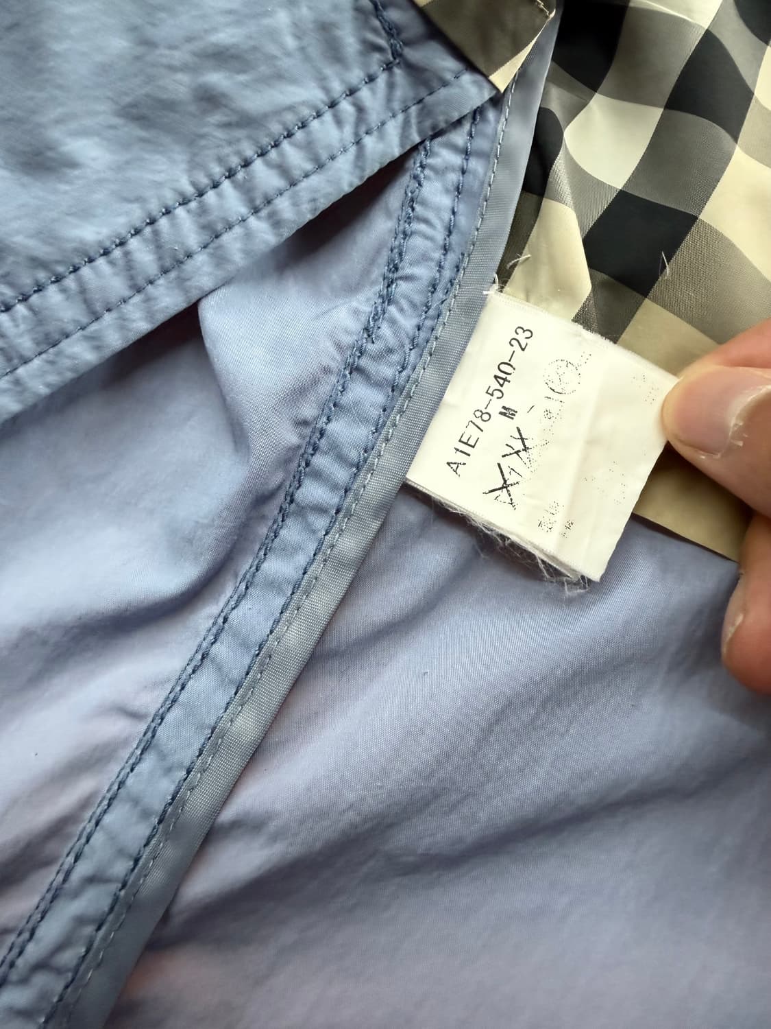 .M/ 버버리 가먼트다이드 아사코튼 블레이저 자켓 상품이미지9