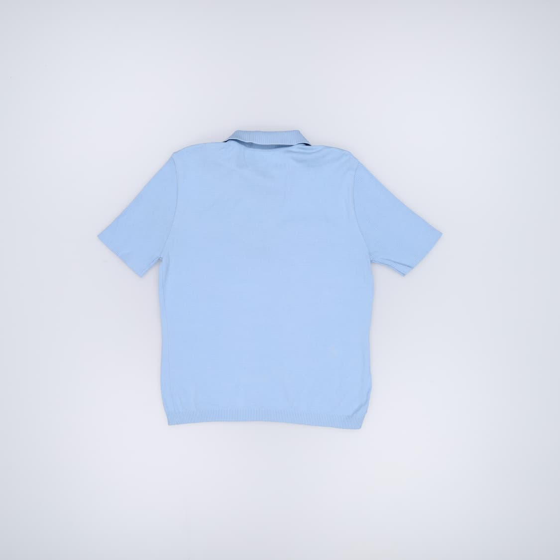 실측확인 포켓 반팔 카라 니트 티셔츠 0227M 상품이미지2