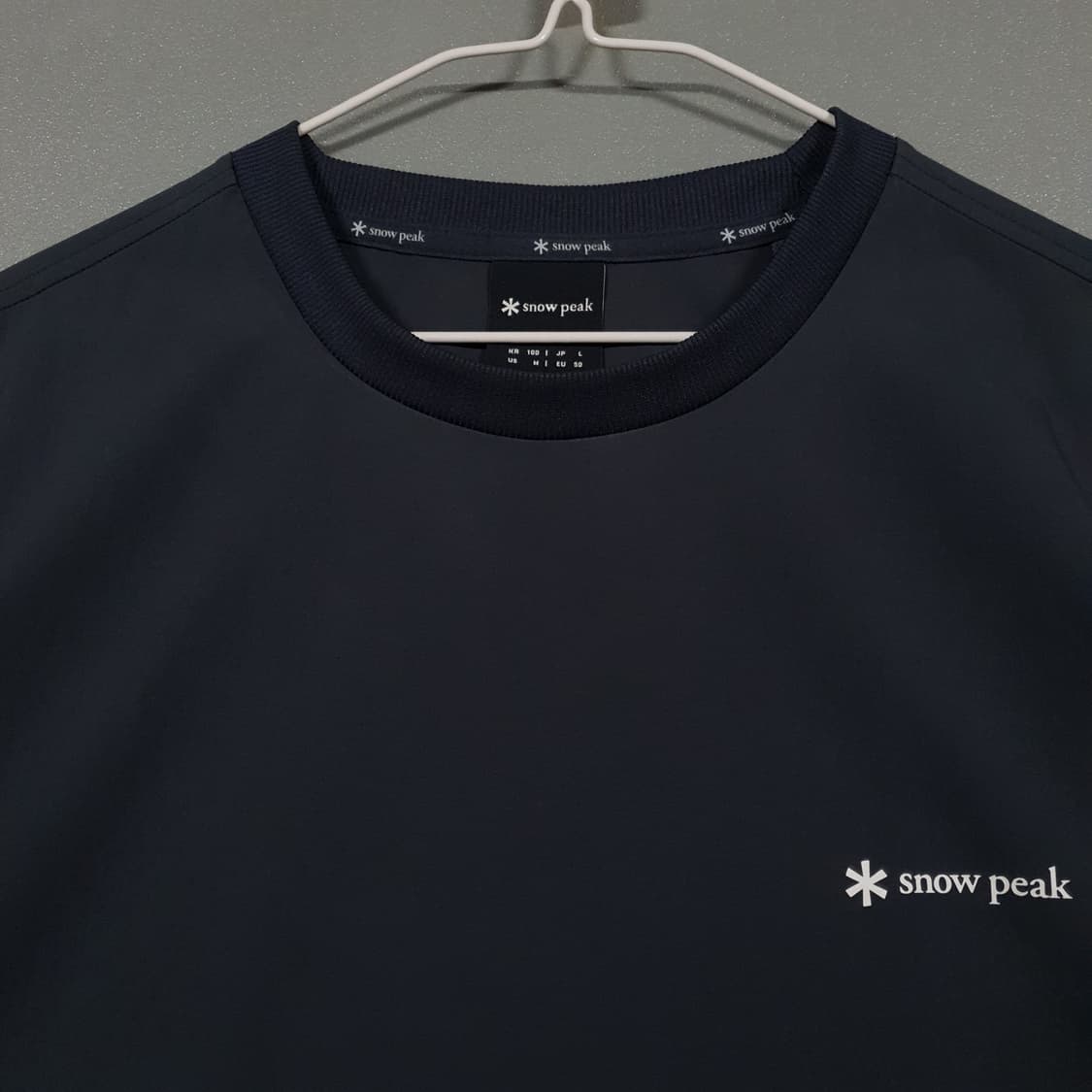 스노우피크 신형 23ss 씬테크 로고 레터링 반팔 티셔츠 상품이미지7