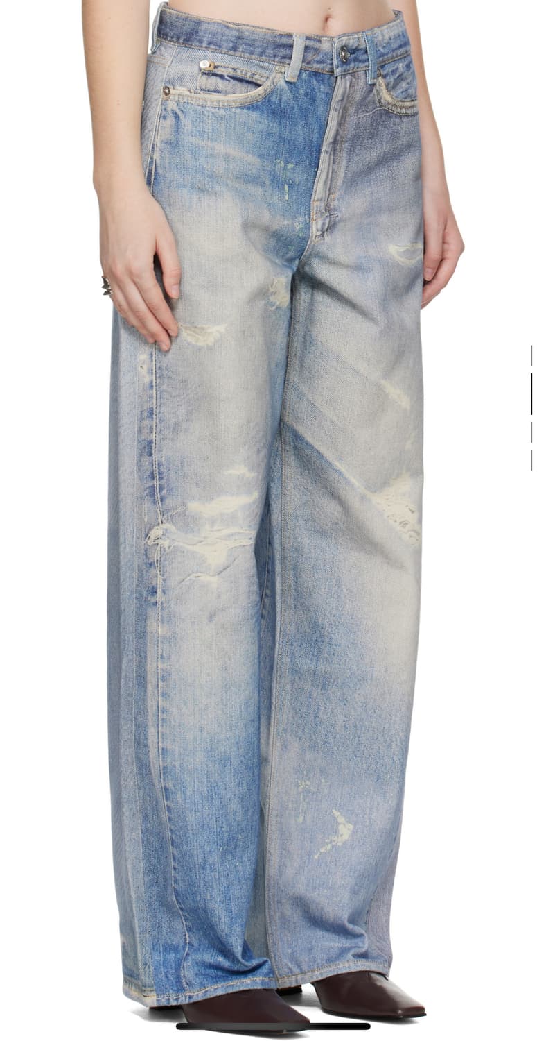 아워레가시 블루 풀 컷 데님 32 상품이미지2