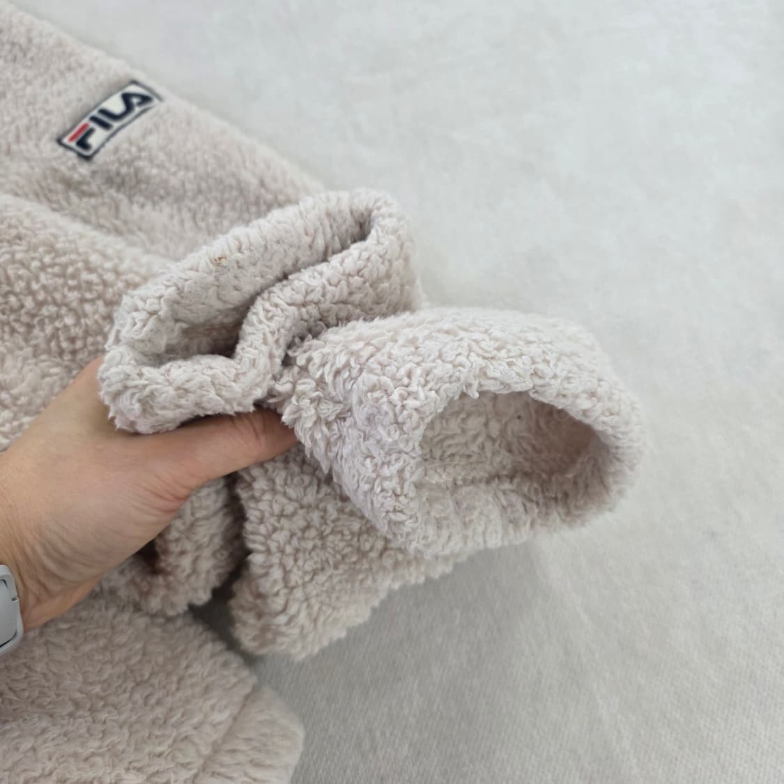 [L] 휠라 후리스 집업 자켓 0220J 상품이미지5