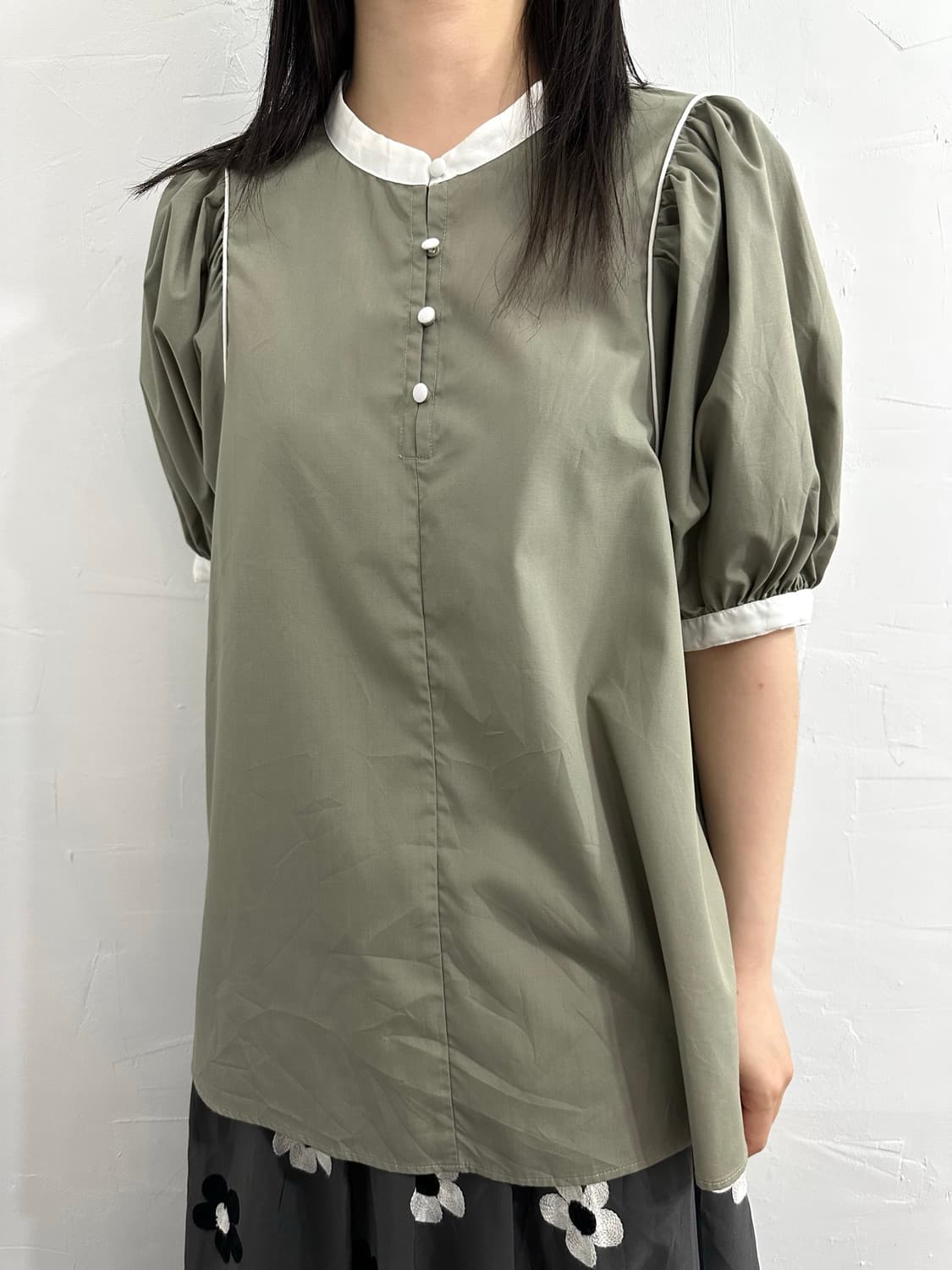 beams heart puff blouse 상품이미지3