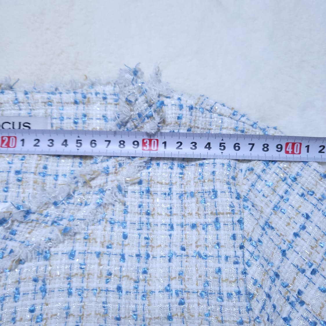 포커스 여성 트위드반팔자켓 F 0224 상품이미지5