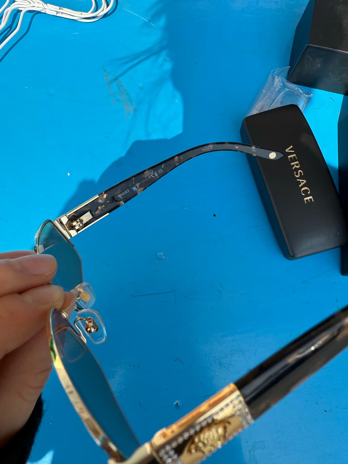 베르사체 안경 및 선글라스 (갈색변색 커스텀) 상품이미지4