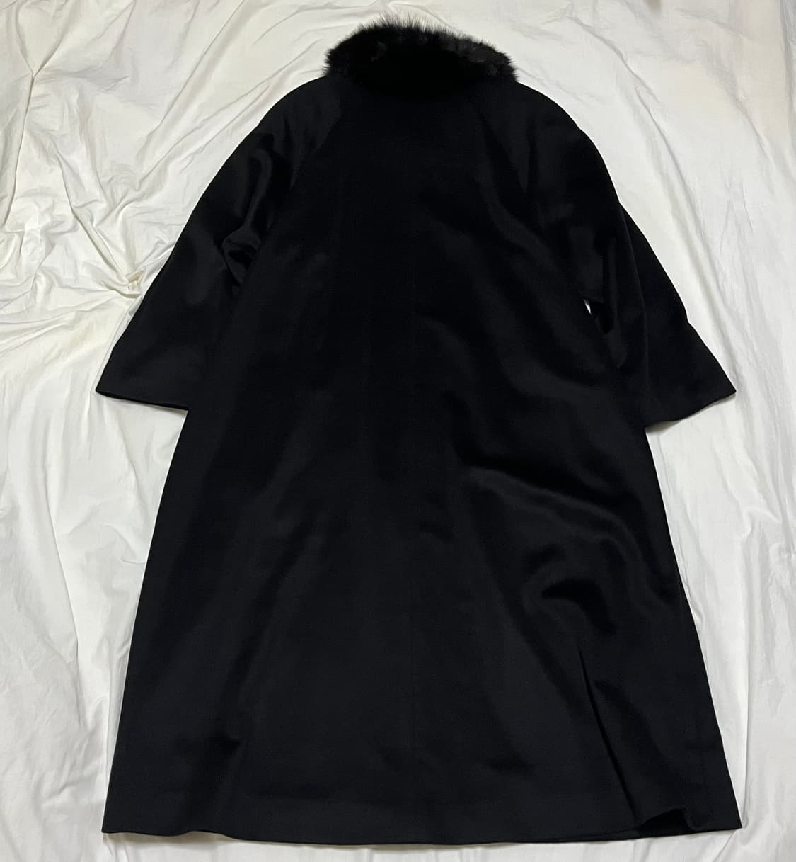 빈티지 ) 퍼 캐시미어 롱코트 상품이미지5