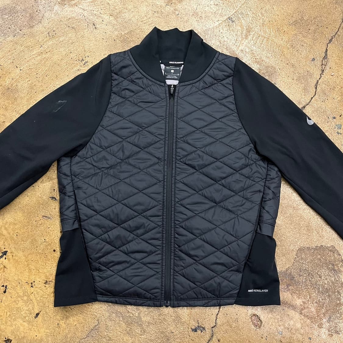 [정품/S] 나이키 AEROLAYER 퀼팅 자켓 블랙 b15 상품이미지3