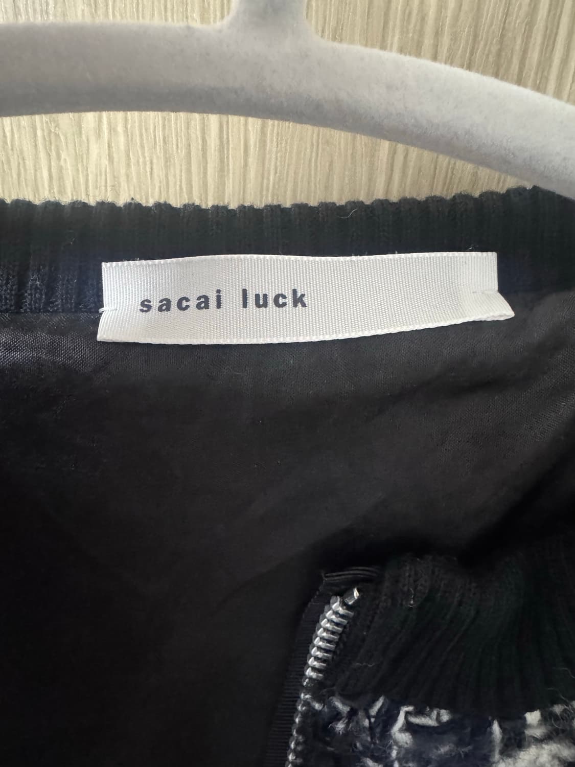 sacai luck 사카이럭 트위드 집업 자켓 상품이미지5
