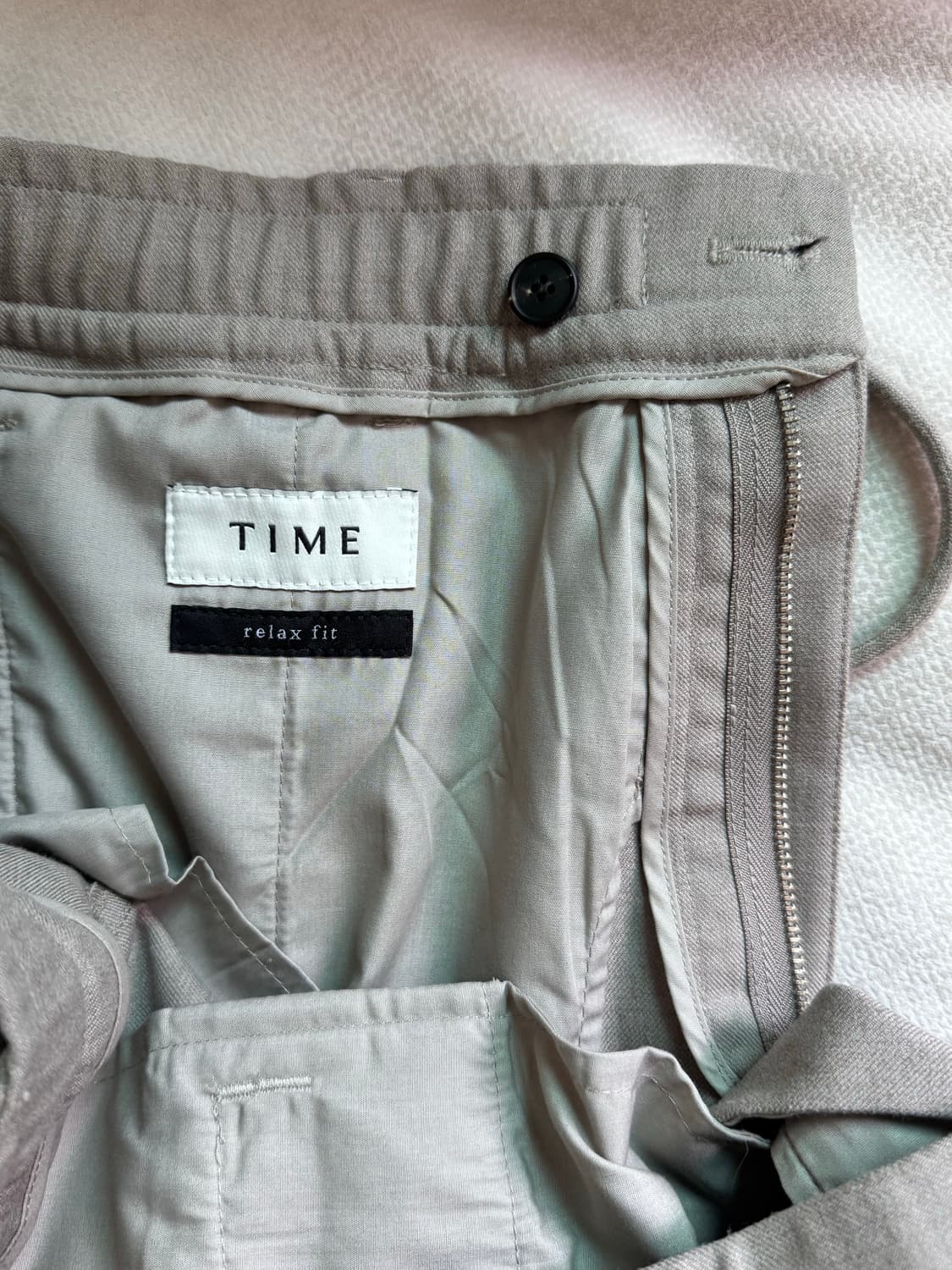 TIME 타임 슬랙스 팬츠 릴랙스 핏 상품이미지3