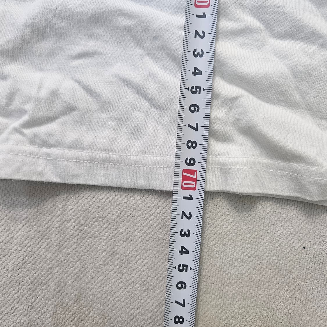 XL 커버낫 화이트 반팔티 0303Y 상품이미지7