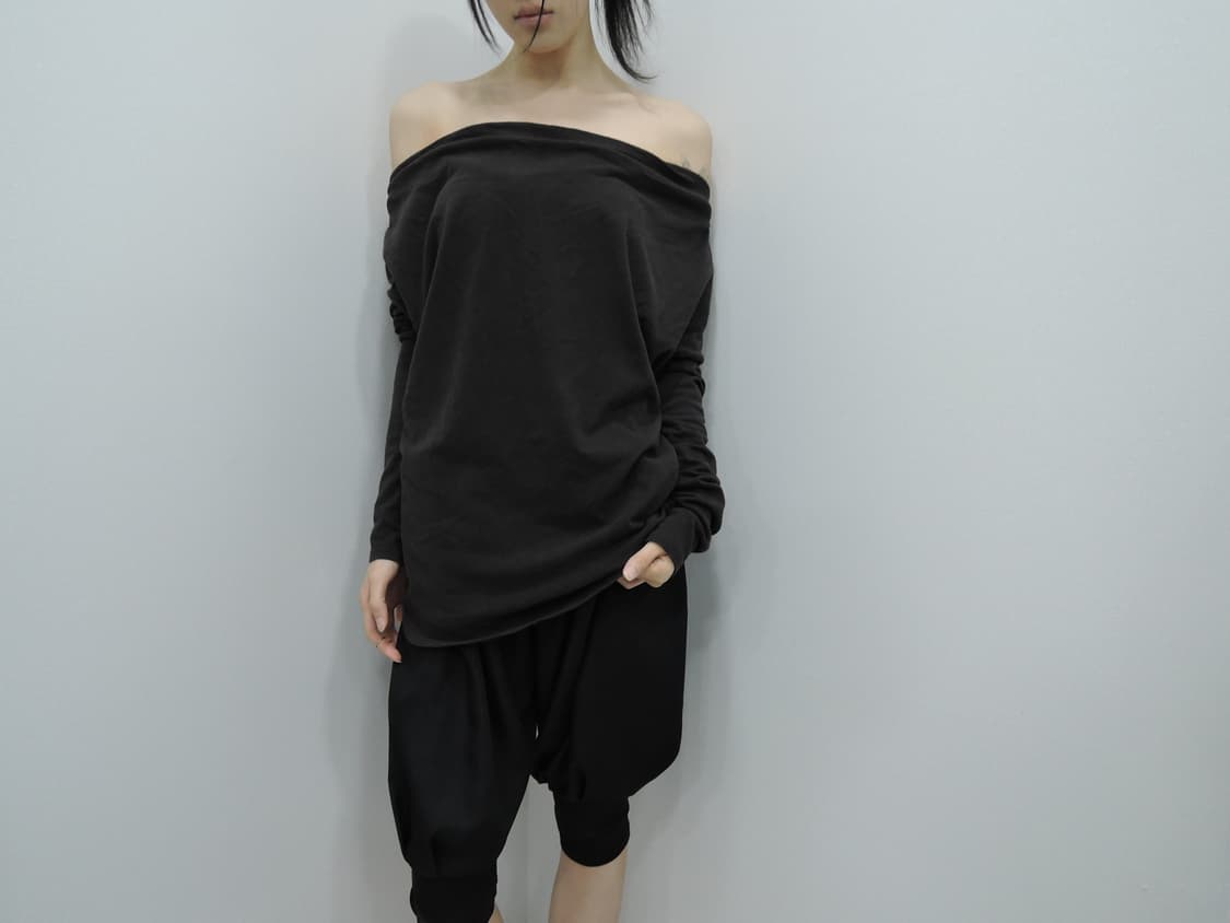 Drape Neck Long Sleeve 상품이미지4