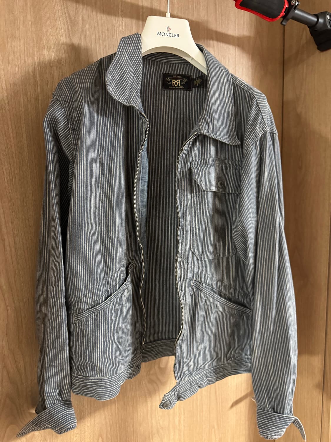 더블알엘(RRL) 스트라이프 워크 자켓 M사이즈 상품이미지4