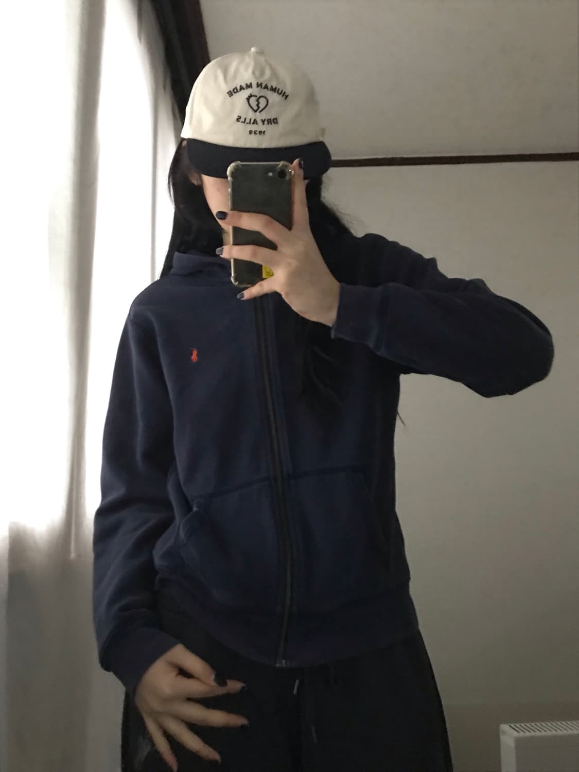 폴로 네이비 후드집업 상품이미지4