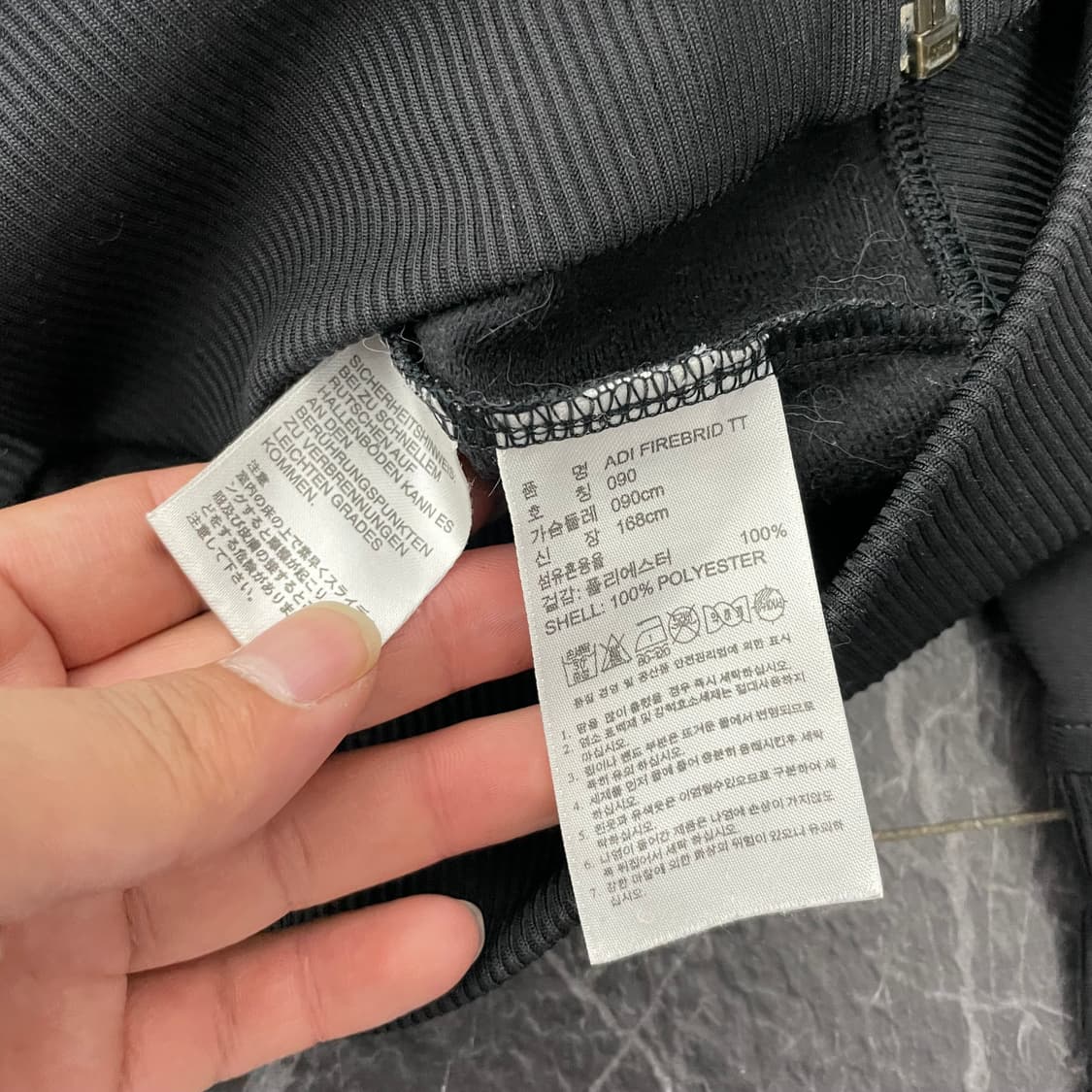 아디다스 블랙 삼선 파이어버드 트랙탑 져지자켓 상품이미지5