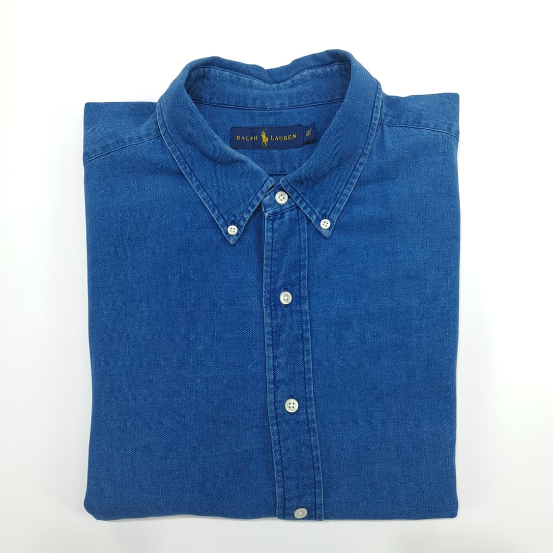 Co813 3XL Tall 폴로 랄프로렌 옥스포드블루 반팔 셔츠 남방 상품이미지7