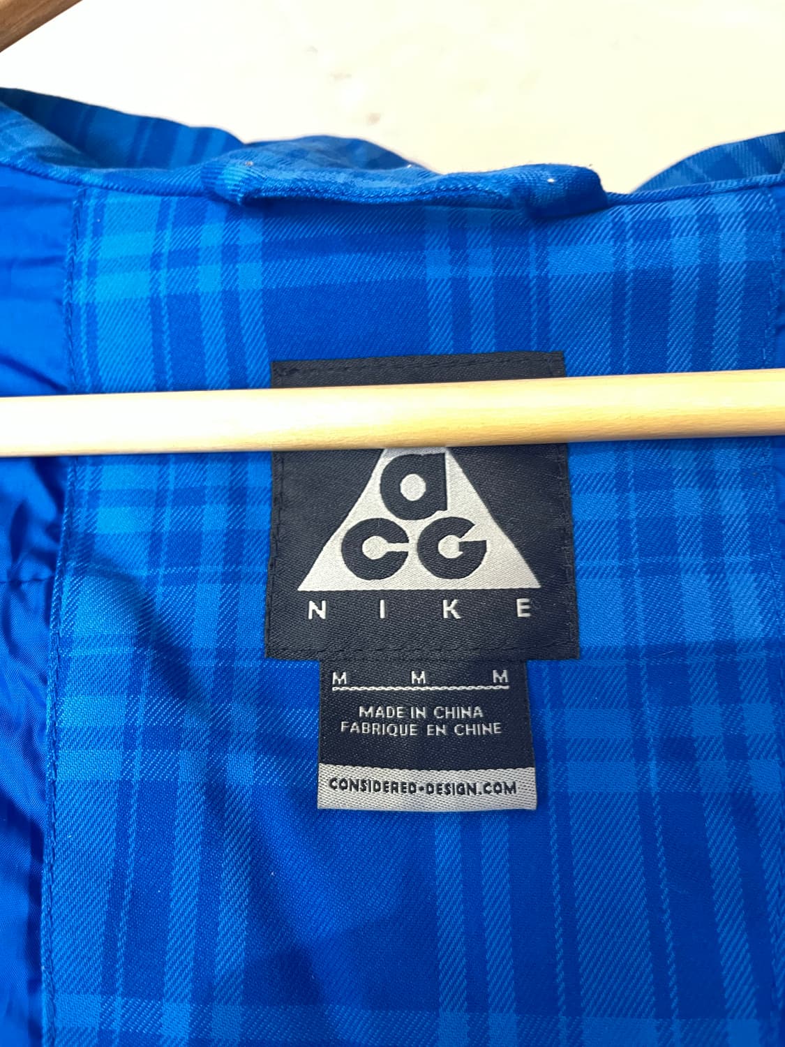 나이키 ACG 구스다운 패딩 재킷 블루 플래드 상품이미지5