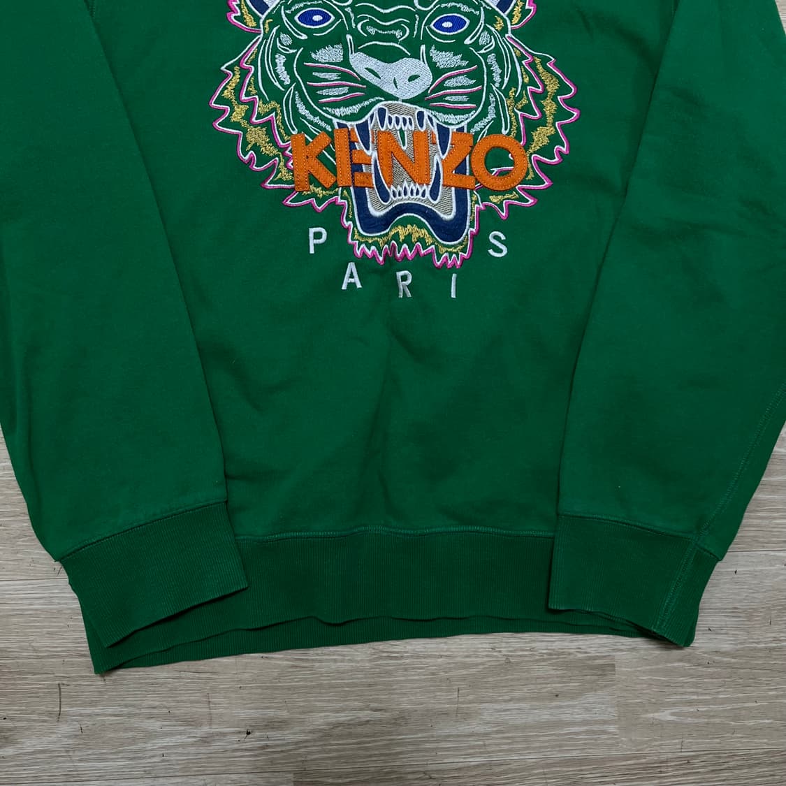 KENZO 겐조타이거 자수 빅로고 맨투맨 [그린] L/100 상품이미지3