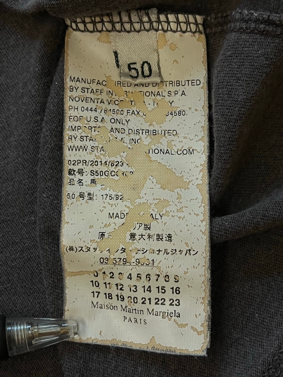 MARTIN MARGIELA GARMENT DYED TSHIRTS 상품이미지8