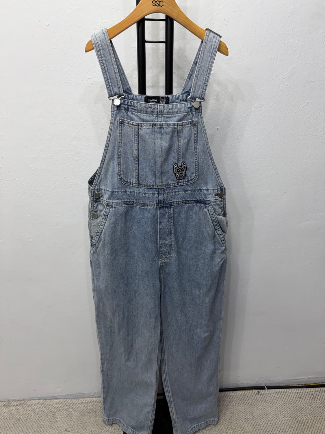정품) 라이프워크 여성 데님 멜빵바지 F 상품이미지1