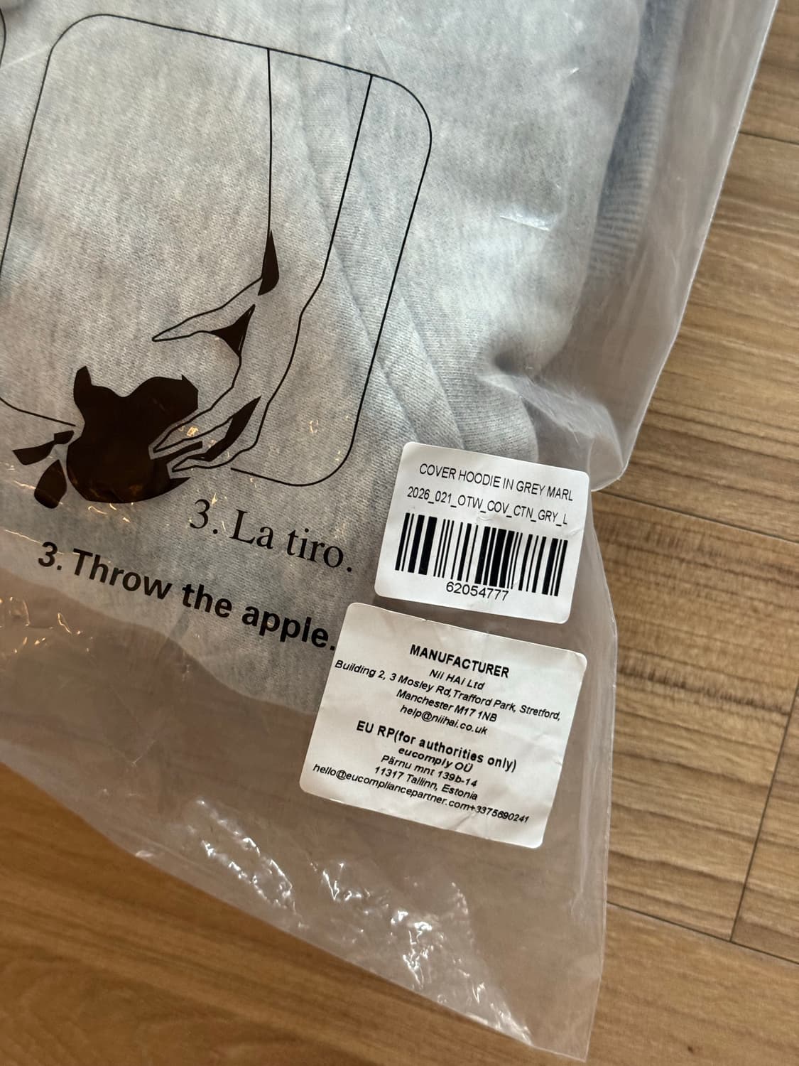 니하이 그레이후드 L사이즈 상품이미지2