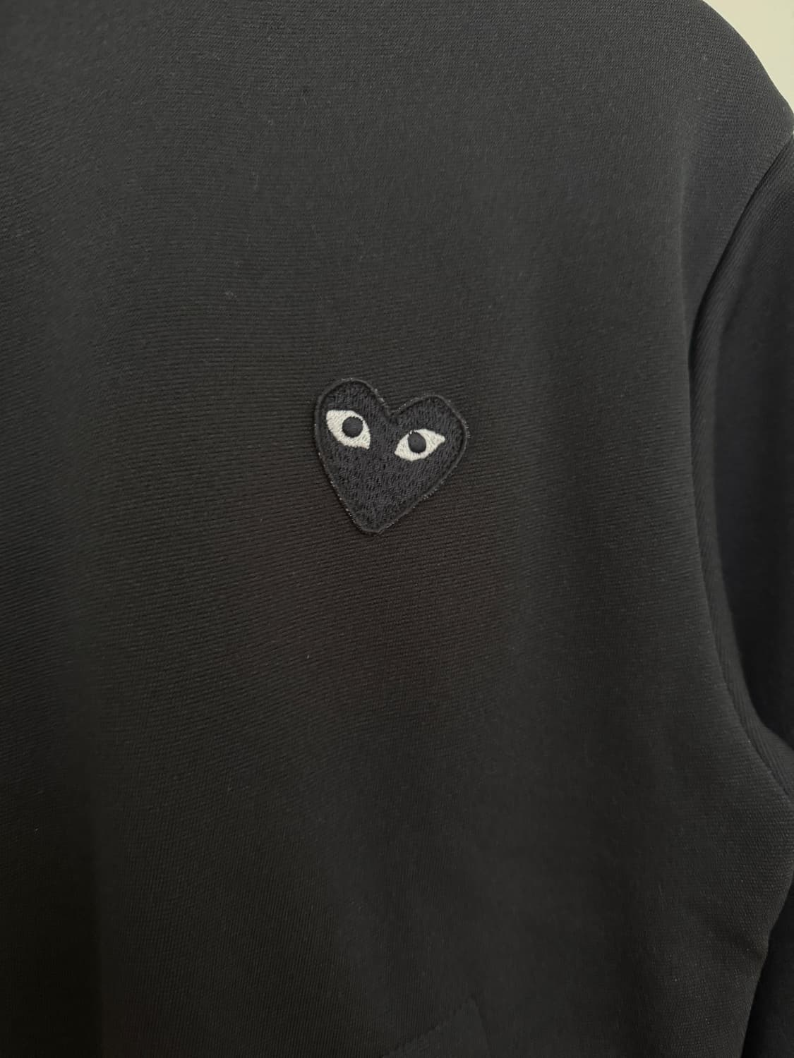 꼼데가르송 져지 블랙 상품이미지4