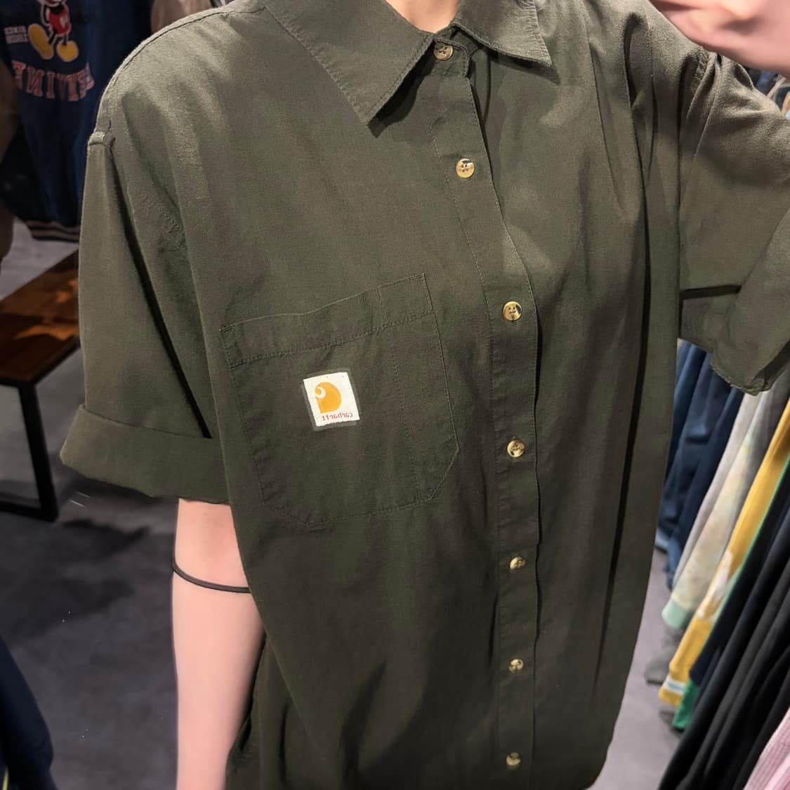 [IM] Carhartt 칼하트 반팔 셔츠 다크그린 상품이미지4