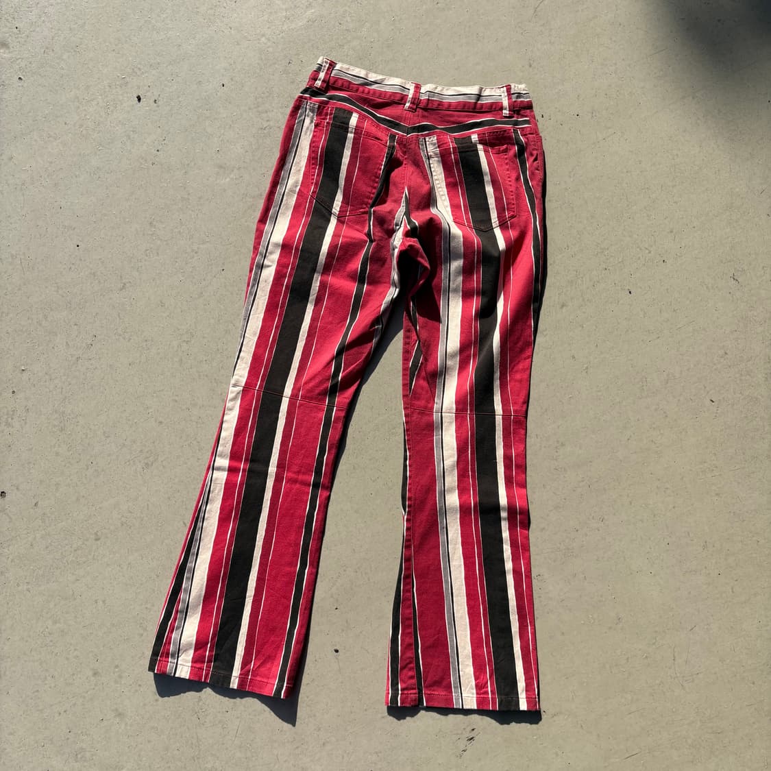 Agnès b. 아네스베 스트라이프 플레어 팬츠 상품이미지3