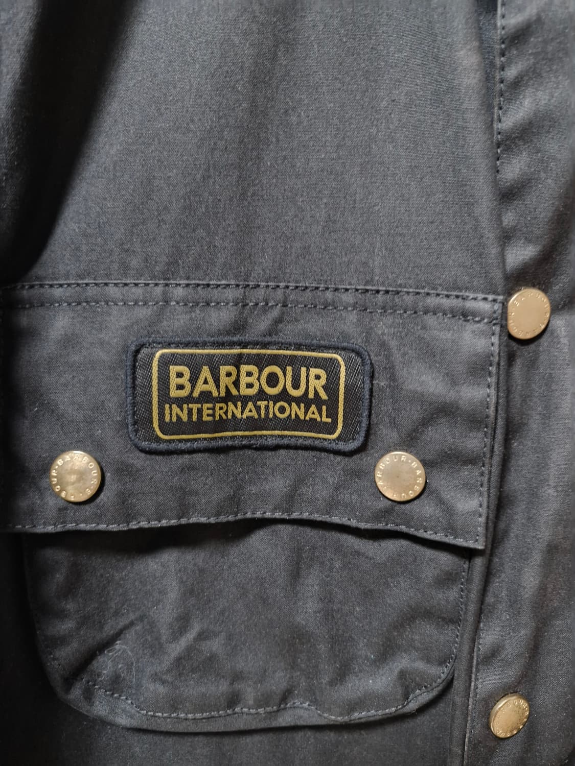 바버 인터내셔널 블랙 왁스자켓 105 상품이미지3