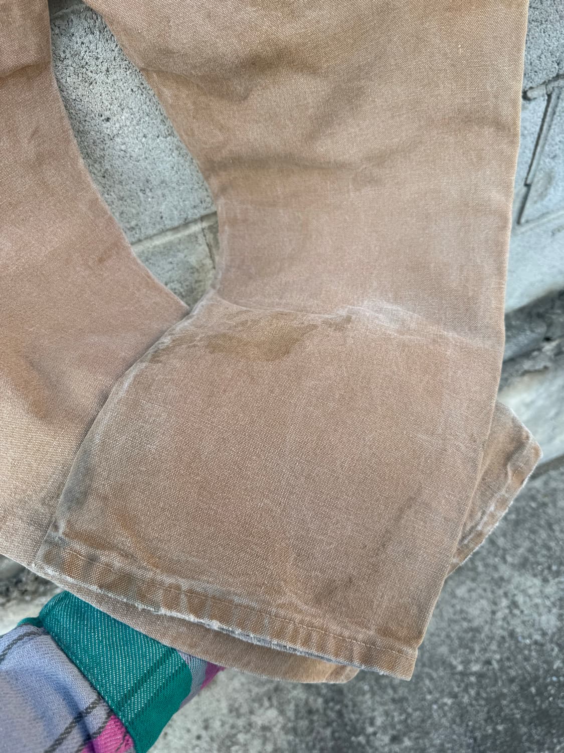 00s 칼하트 빈티지 b01 브라운 더블니 카펜터 워크 팬츠 32/30 상품이미지6