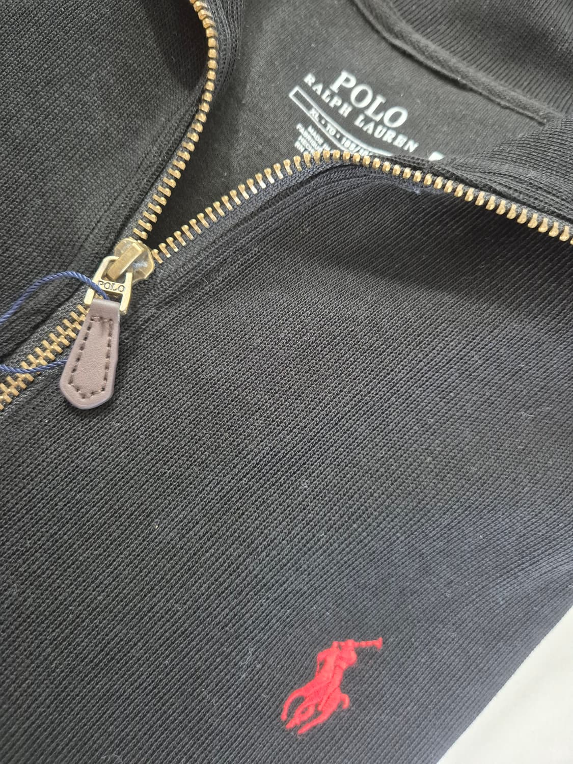 폴로 코튼 반집업 L, XL (새상품) 상품이미지6