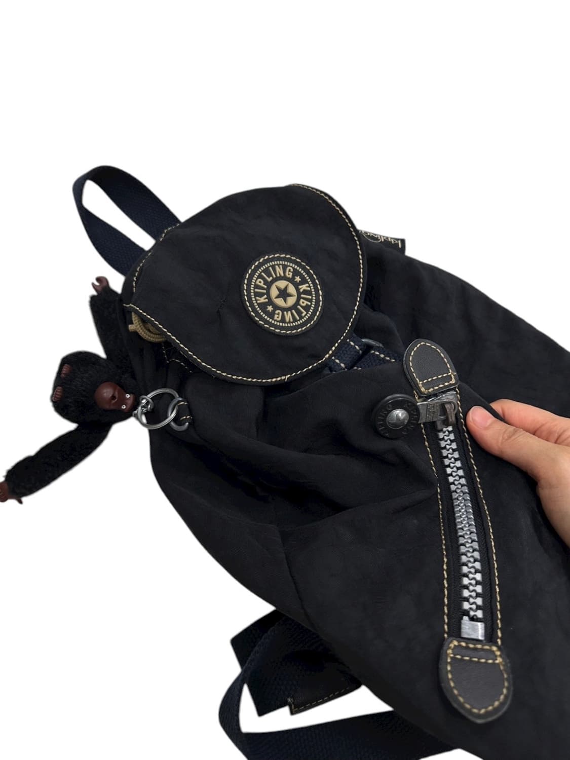 키플링 복조리 미니 백팩 블랙 상품이미지7