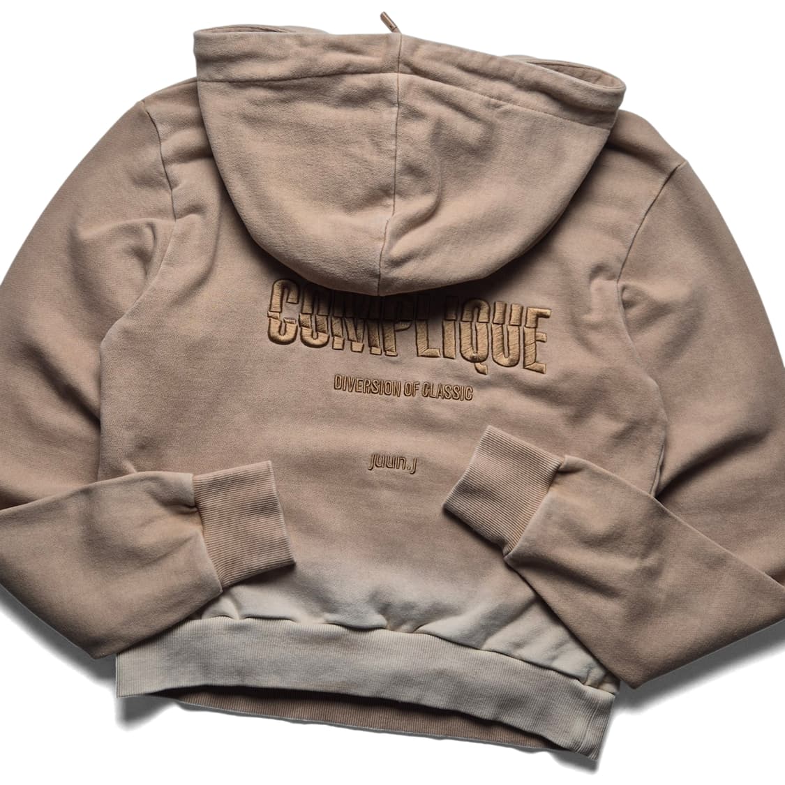 [36] 준지 23FW 그라데이션 크롭 후드티 상품이미지8