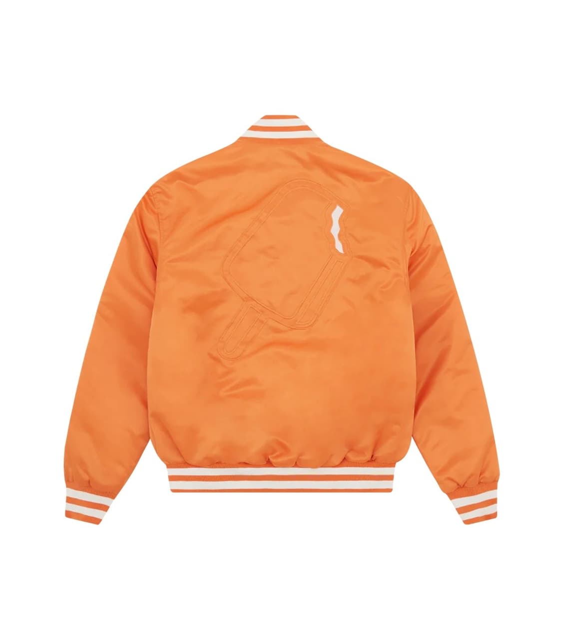 [M] BBC icecream 컬리지 사틴 봄버 오렌지 상품이미지9