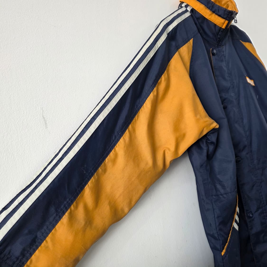 90s 아디다스 빈티지 배색 워크자켓 패딩 상품이미지6