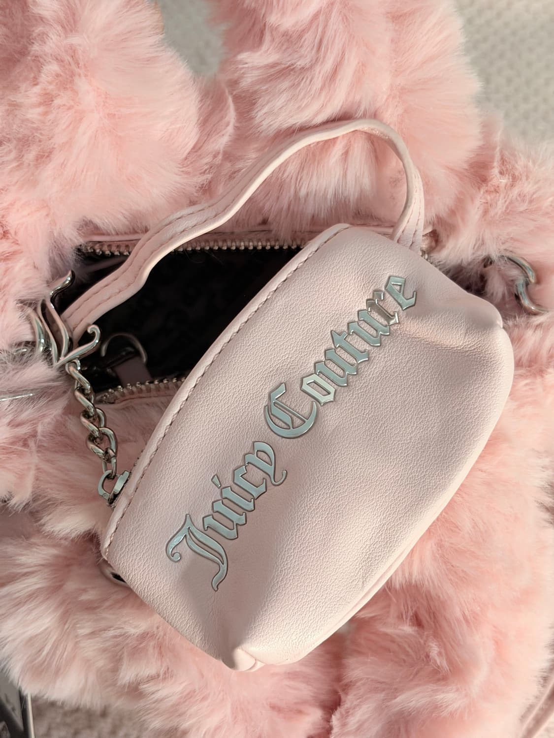 쥬시꾸뛰르 츄스쥬시 퍼미니백 베이비메탈클럽 빈티지 갸루 y2k  상품이미지3