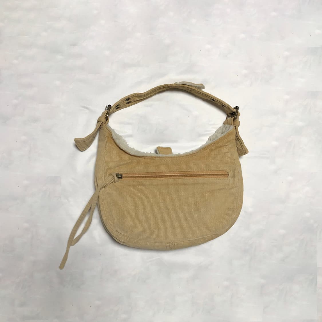 코듀로이 포켓 숄더백 베이지 상품이미지3