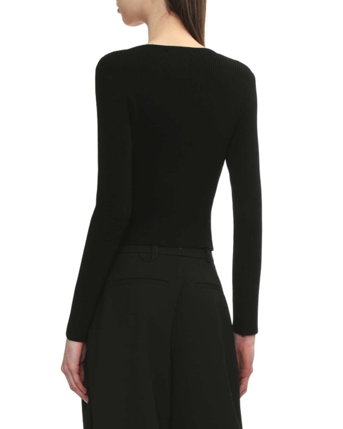 새상품 마린세르 주얼리 버튼 니트 오픈가디건 S 상품이미지5