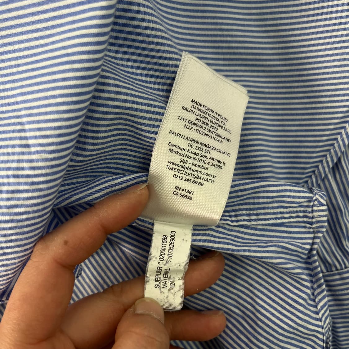 100 폴로랄프로렌 스트라이프 셔츠 상품이미지7