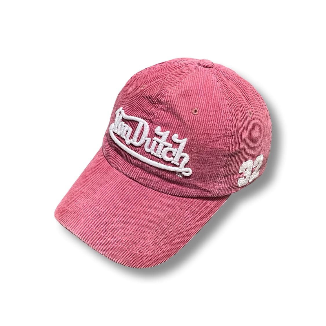 본더치 코듀로이 빈티지 볼캡 핑크 상품이미지1
