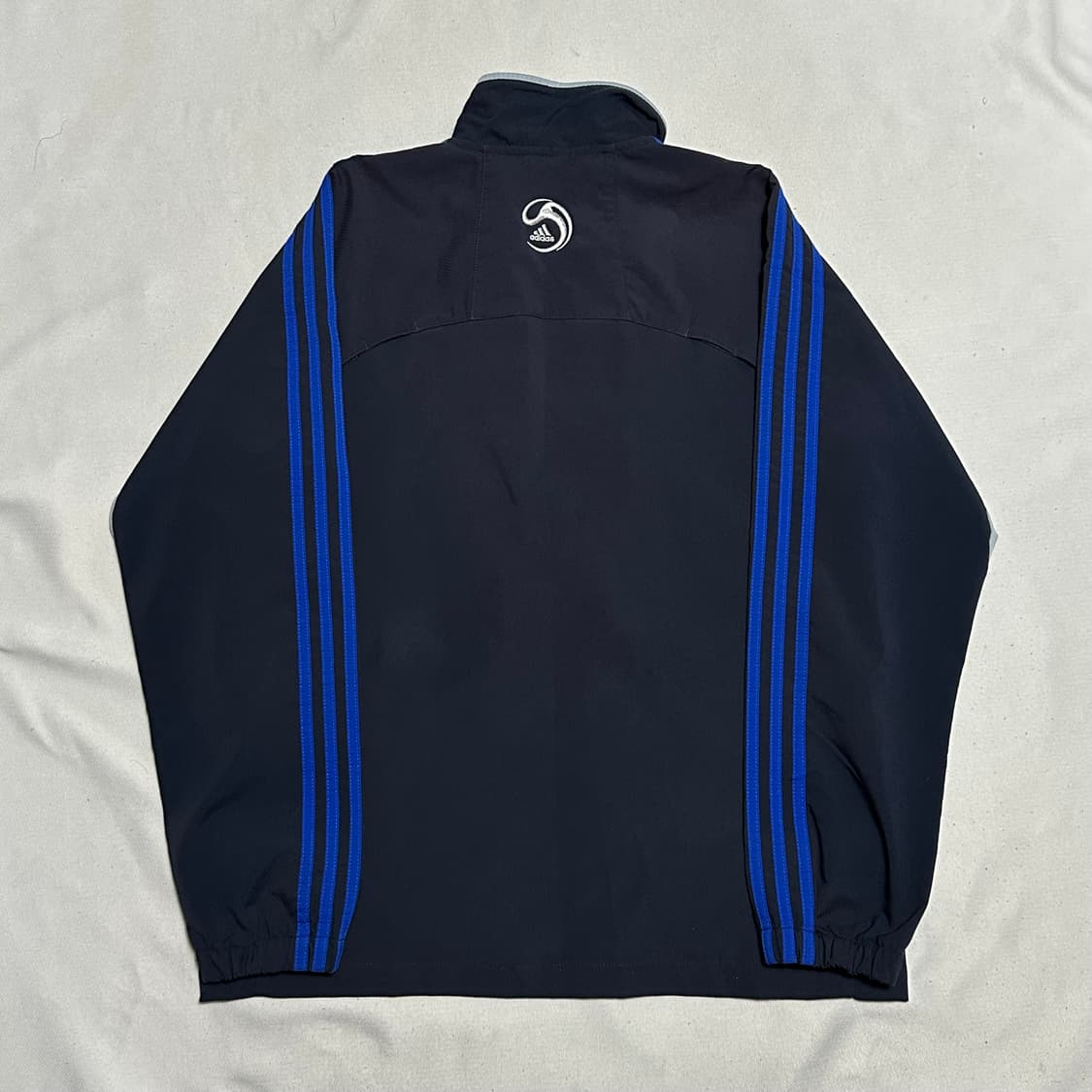 95 아디다스 바이에른 뮌헨 블루 삼선 네이비 바람막이 상품이미지3