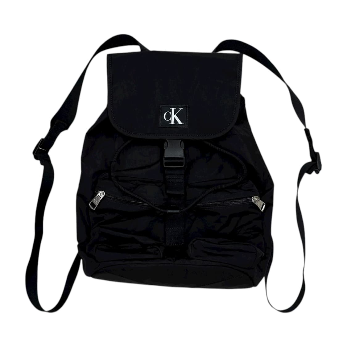 캘빈클라인 CKJ 여성 시티 나일론 복조리 백팩 가방 블랙 상품이미지1