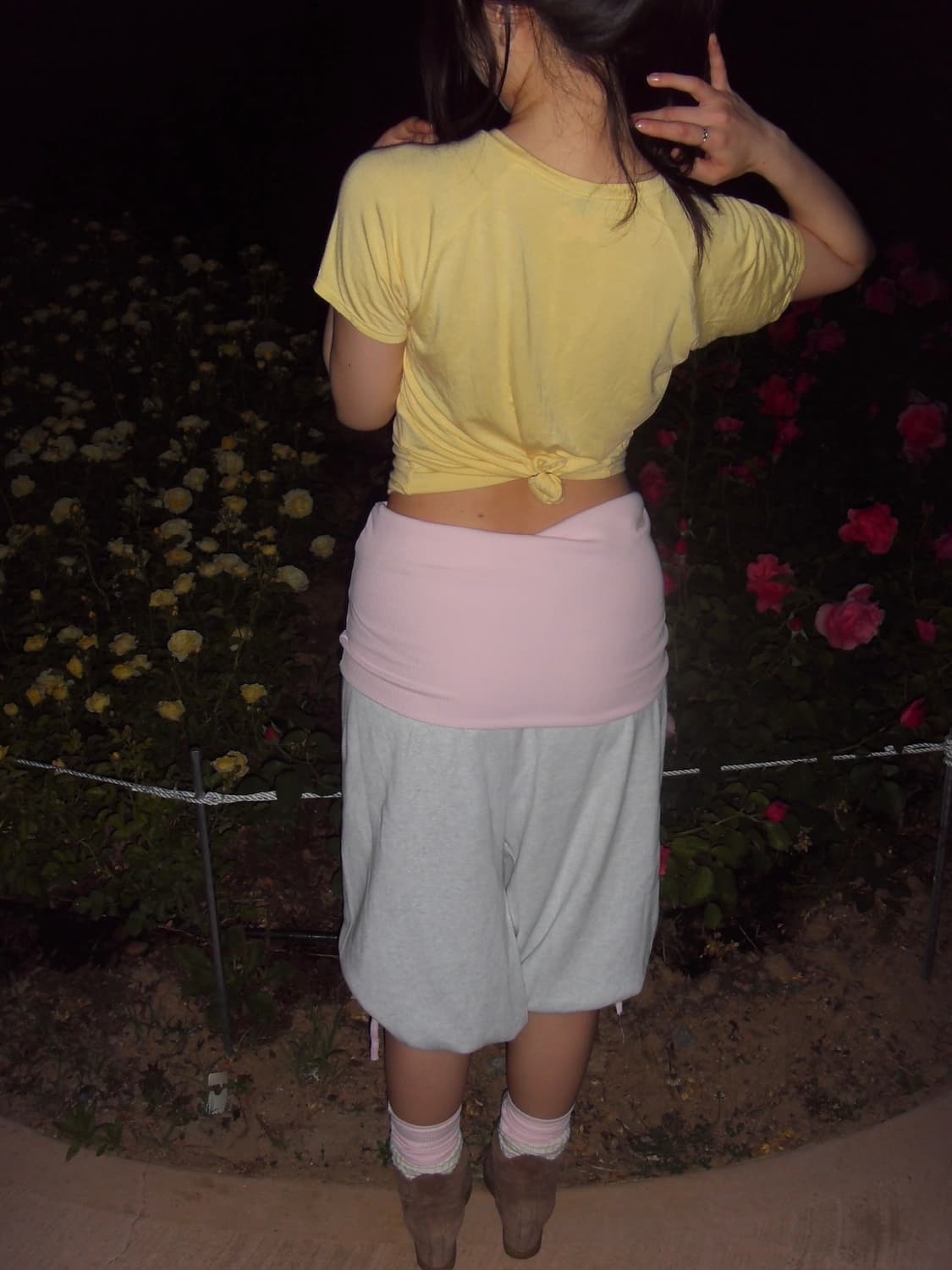 Foldover capris (pink) 상품이미지10