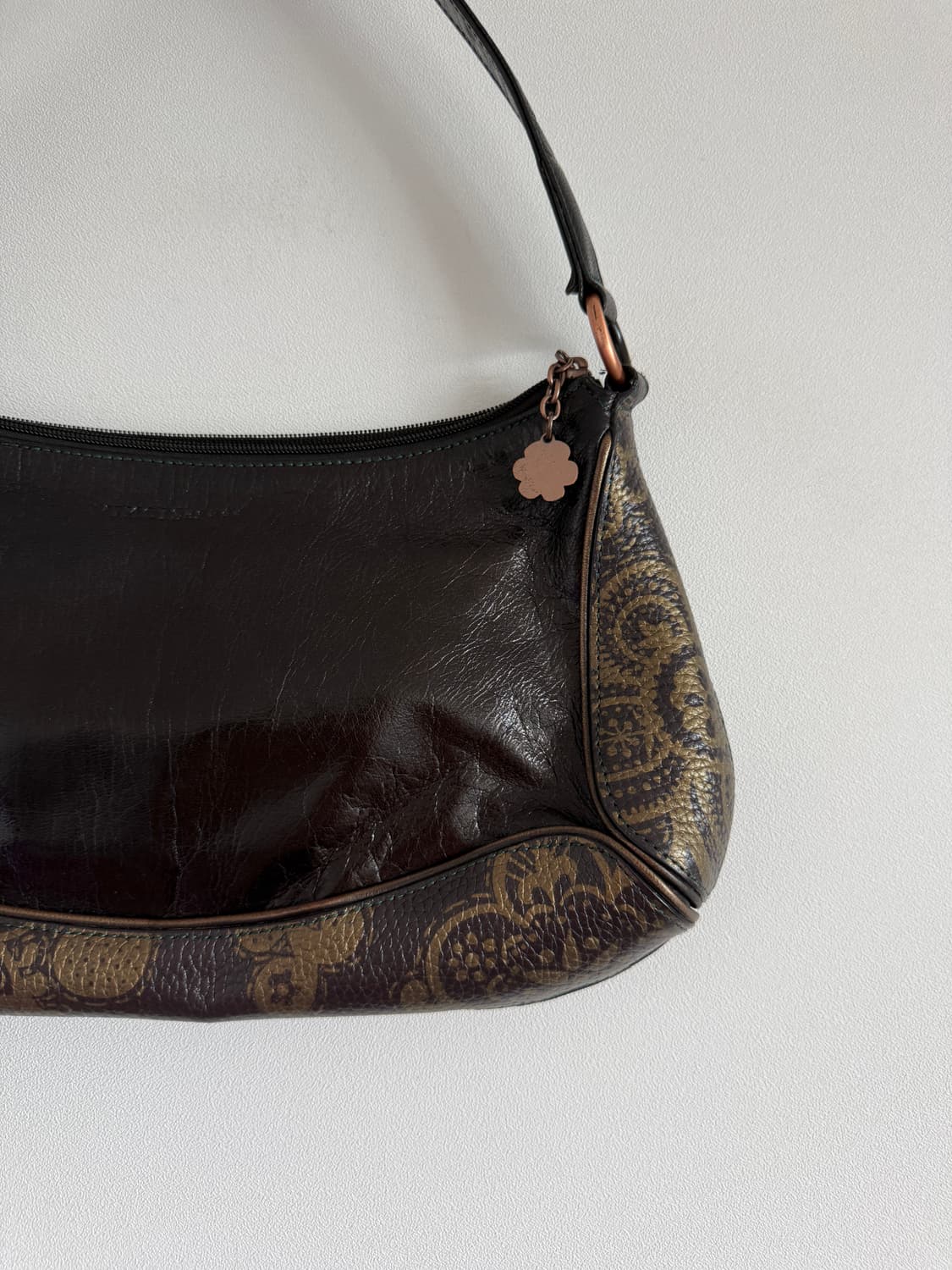 Pre owned 레더 숄더백 상품이미지2