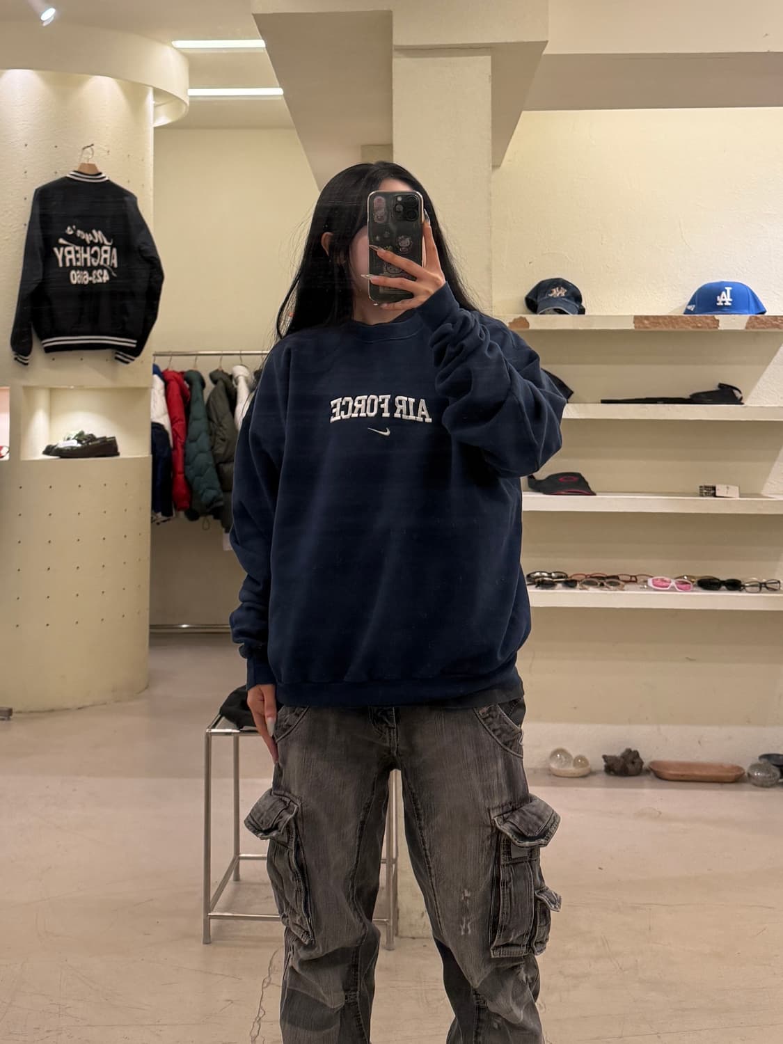 나이키 올드스쿨 에어포스 맨투맨 U860 상품이미지1