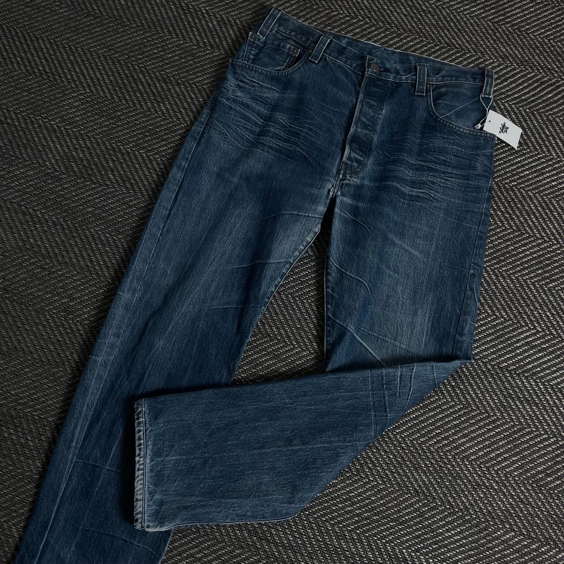 리바이스 501 워싱 데님 레귤러 팬츠y 3549 상품이미지1