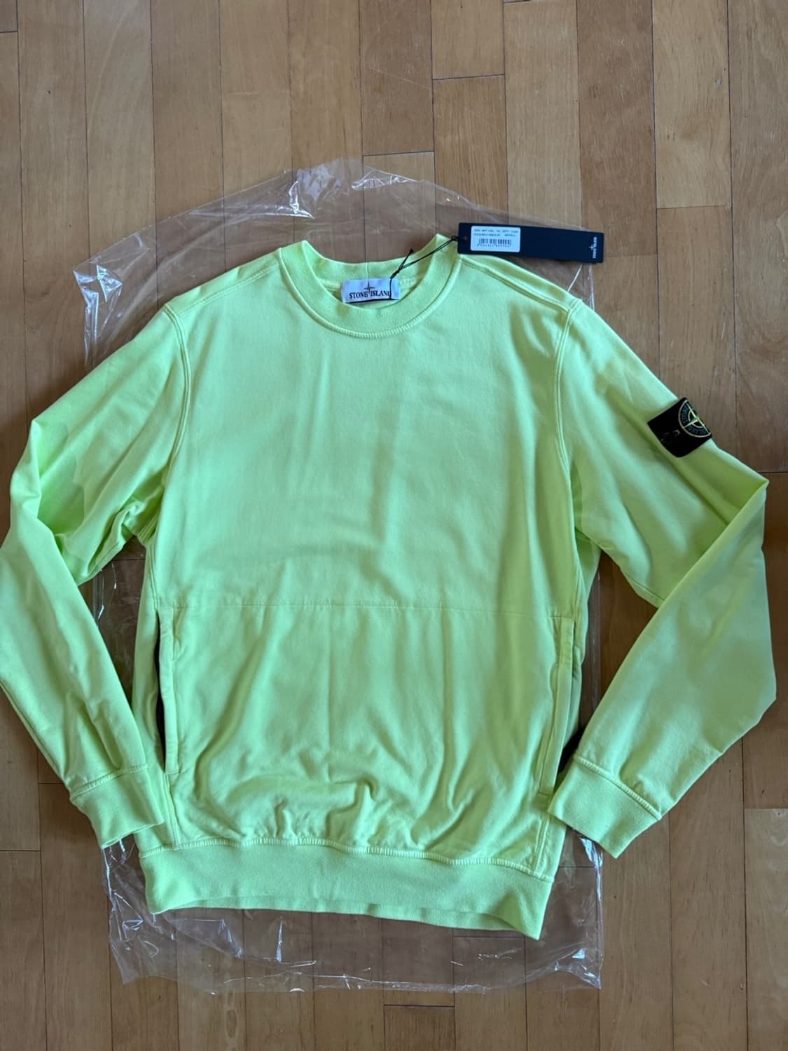 스톤아일랜드 스트레치 코튼 플리스 포켓 맨투맨 상품이미지3