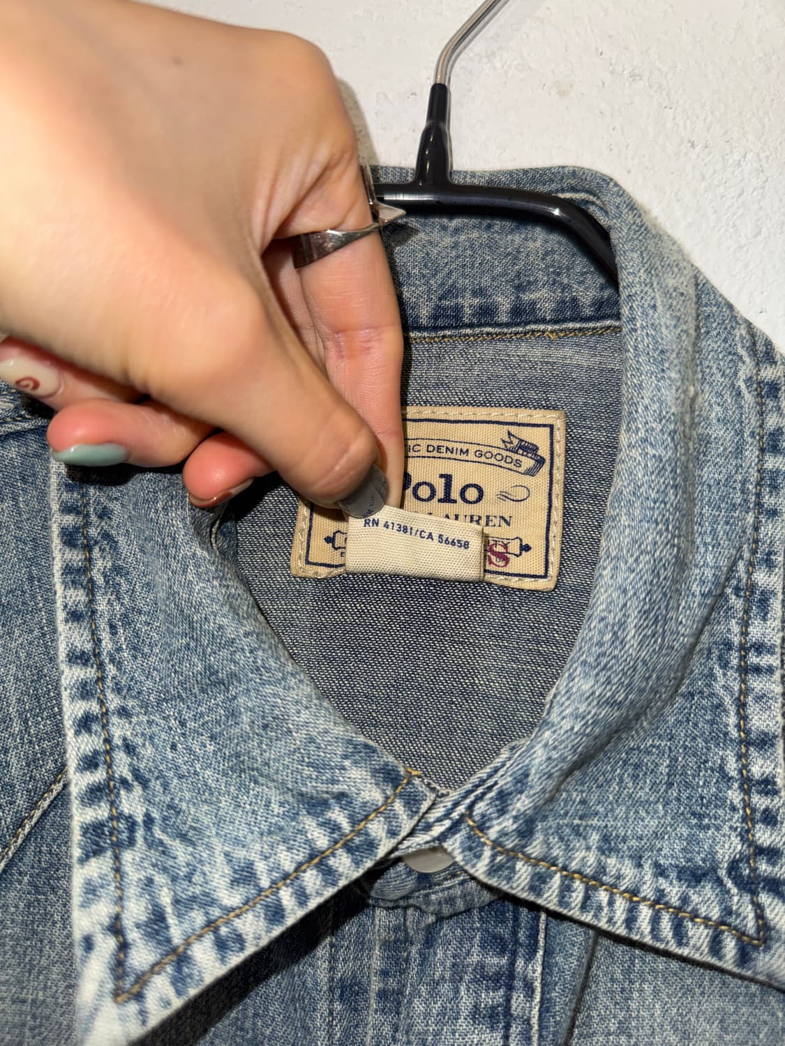 [희귀템]POLO RALPH LAUREN 폴로 웨스턴 데님 셔츠 상품이미지8